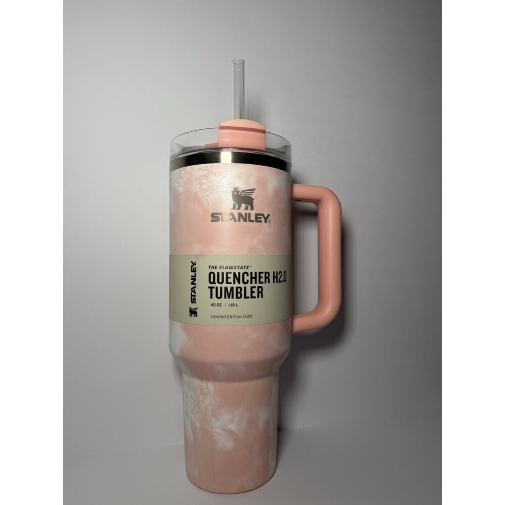 Stanley X Target Exclusive PEACH TIE DYE Flowstate Quencher Tumbler NWT SOLD OUT